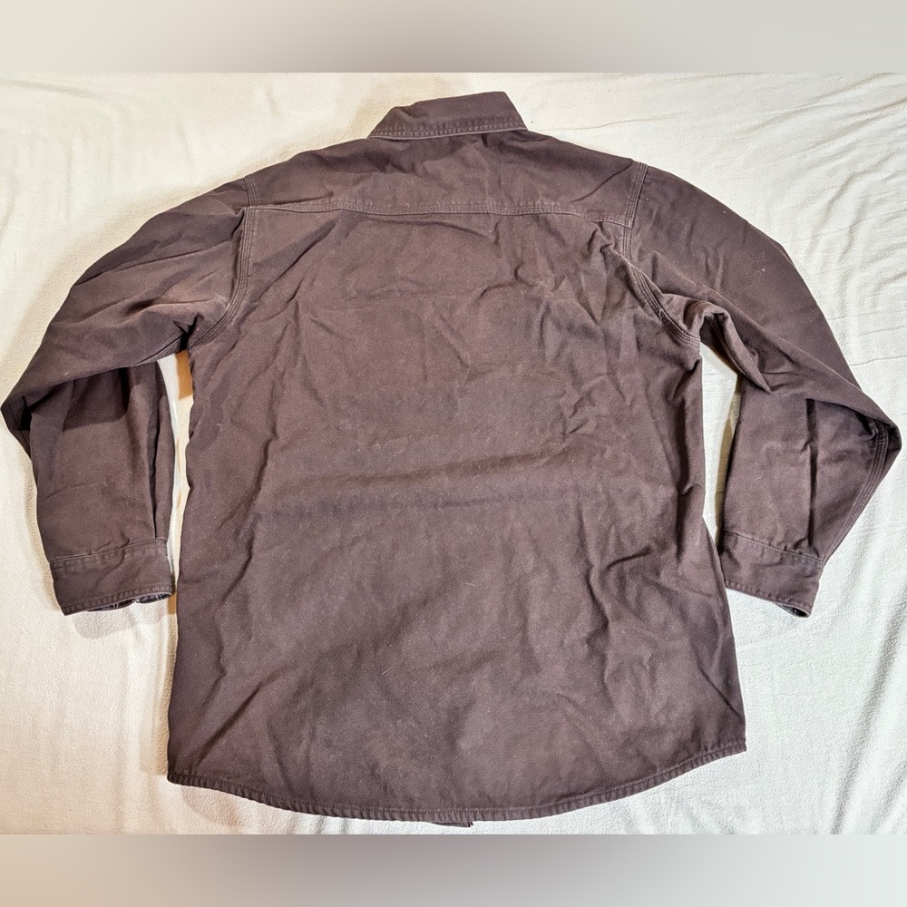 Carhartt Flannel Lined Canvas Shirt Jac (S296) - Picture 2 of 14